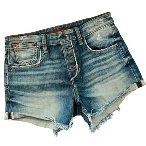 Joe's Jeans Distressed Blue Jean Shorts